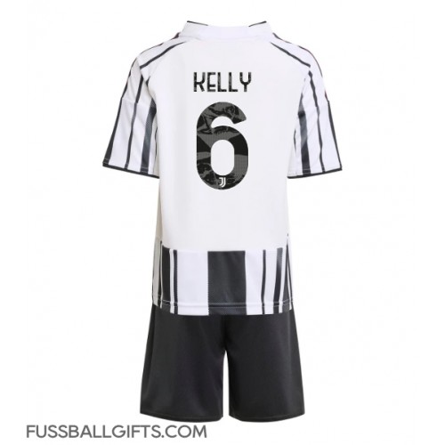 Juventus Lloyd Kelly #6 Fußballbekleidung Heimtrikot Kinder 2025-26 Kurzarm (+ kurze hosen)
